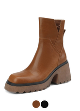 Camacho Women's Platform Office Ankle Boots